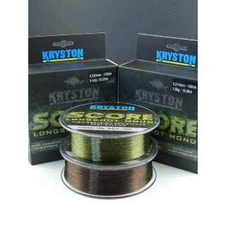 Kryston Score Super Grade Dark Brown 0,35mm 20lb 1000m