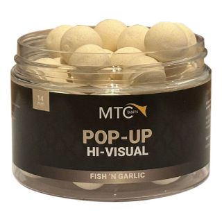 MTC Baits Fish 'n Garlic Pop-Up Hi-Visual 14mm