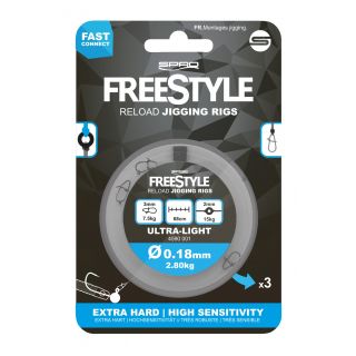 Spro Freestyle Reload Jig Rig 3St. 0.18 mm