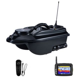 Boatman Actor Sonar Futterboot Schwarz V5 Kompass