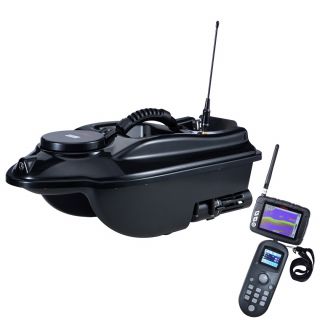 Boatman Actor Pro Futterboot H3 Schwarz Fishfinder en GPS