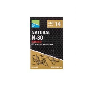 Preston Natural N-30 haken Size 10