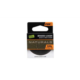 Fox Naturals Braided Leader 20m 50 lb 22.7kg