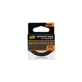 Fox Naturals Soft Braid hooklength 20m 25 lb 11.3kg