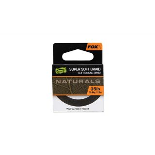 Fox Naturals Soft Braid hooklength 20m 35 lb 15.8kg