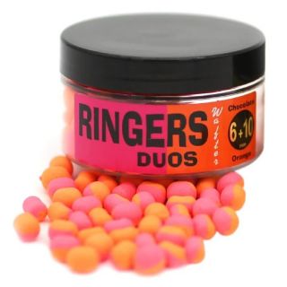 Ringers Duo Pink Orange Wafters 6 & 10mm