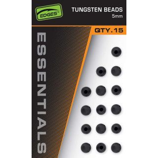 Fox Edges 5mm Tungsten Beads 15st.