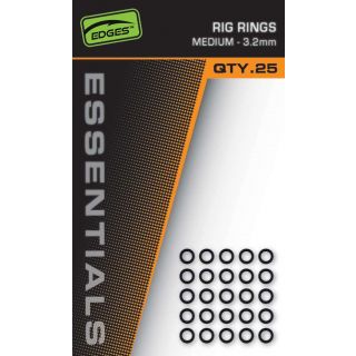Fox Edges Rig Rings Medium 3.2mm 25st.