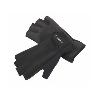 Kinetic Neoprene Half Finger Glove Black Large