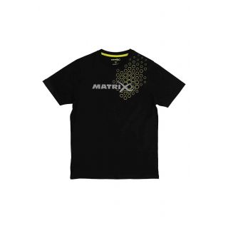 Fox Matrix Hex Print T-Shirt Black Medium