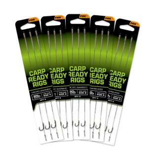 Fox Carp Ready Rigs Wide Gape Size 4 (25Lb) 3st.