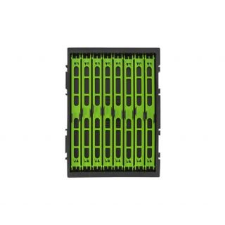 Preston Interlok Winder Tray With 8 Winders 26Cm Green