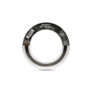 Fox Soft Steel Fleck Camo Leader 100m / 0.50mm / 35lb