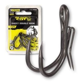 Black Cat Ghost Double Hook DG Coating 5st. Size 3/0