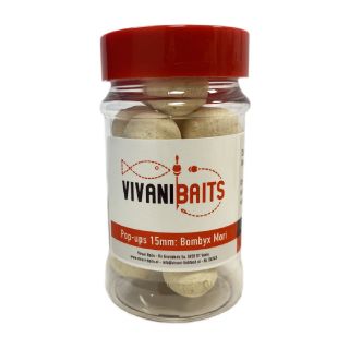 Vivani Baits 15mm Pop-ups Weis 100ML Bombyx Mori