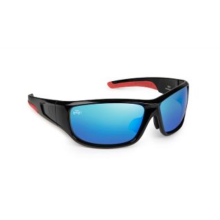 Fox Rage Shield Wraps Brown Lense Mirror Blue