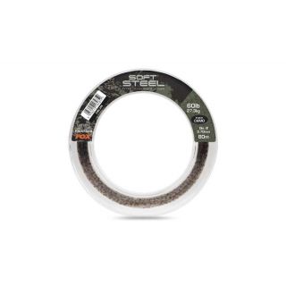 Fox Soft Steel Fleck Camo Leader 80m / 0.70mm / 60lb