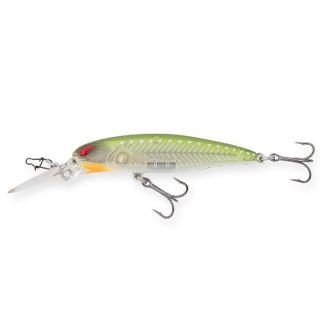Nories Laydown Minnow Deep JW 6,6cm Twitchbait BB Clear Water Green