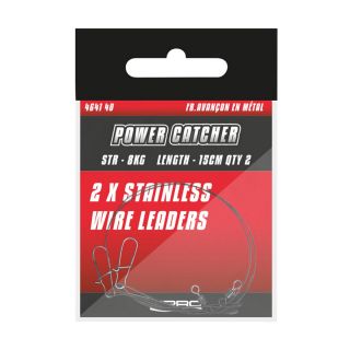 Powercatcher Wire Leaders 2st. 8kg 30cm