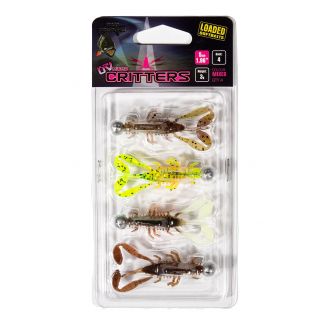 Fox Rage UV Micro Critter 5cm Loaded 3gr 4st.