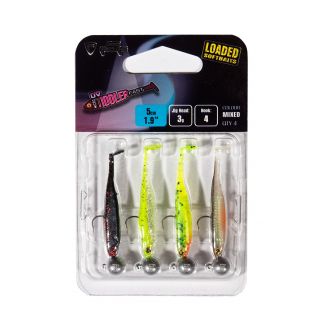 Fox Rage Micro Tiddler Fast UV Colours 4cm Loaded 3gr. 4st.