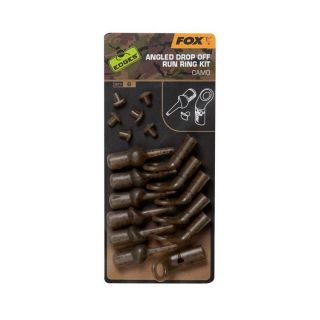 Fox Edges Camo Angled Drop Off Run Rig Kit 6st.