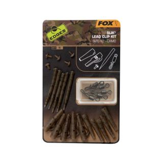 Fox Edges Camo Slik Lead Clip Kit Size 10 5st.
