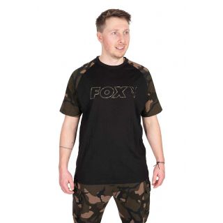 Fox Black / Camo Outline T Large