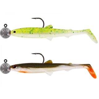 Westin BullTeez 9,5 cm Rigged Mit 7 gr 4/0 Jig 2st. Clear Water Mix 5