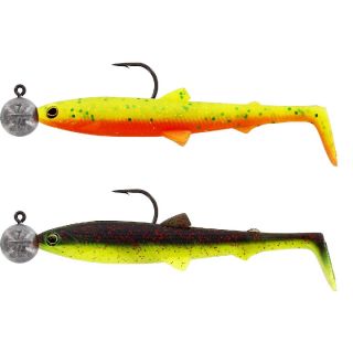 Westin BullTeez 9,5 cm Rigged Mit 7 gr 4/0 Jig 2st. Dark Water Mix 6