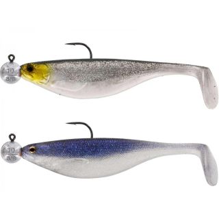 Westin ShadTeez 9 cm Rigged Mit 7 gr 4/0 Jig 2st. Clear Water Mix 2