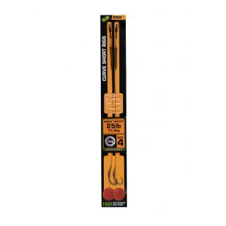 Fox Edges Curve Short Camotex Semi Stiff Rig 2st. Size 4 - 25 lb