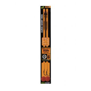 Fox Edges Curve Short Camotex Semi Stiff Rig 2st. Size 6 - 20 lb