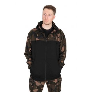 Fox LW Black / Camo Split Zip Hoody Medium