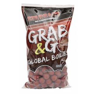 Starbaits Grab & Go Global Boilies 14mm 1Kg Spice