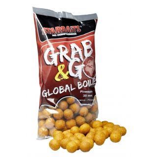Starbaits Grab & Go Global Boilies 20mm 1Kg Pineapple