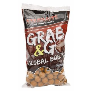 Starbaits Grab & Go Global Boilies 20mm 1Kg Scopex