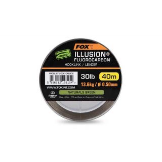 Fox Edges Illusion Naturals Green Fluorocarbon 40m/ 0.50mm / 30lb