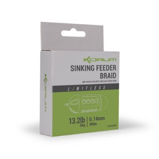 Korum Limitless Sinking Feeder Braid 0.14mm 300m