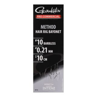 Gamakatsu Pro-C Method A1 Hair Rig Bayonet Barbless 10cm 0.17mm Size 16