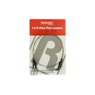 Rozemeijer 1x19 Ultra Thin Leaders 35cm 30lb 2pc.