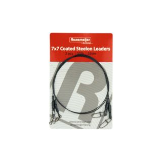 Rozemeijer 7x7 Coated Steelon Leaders 35cm 20lb 2pc.