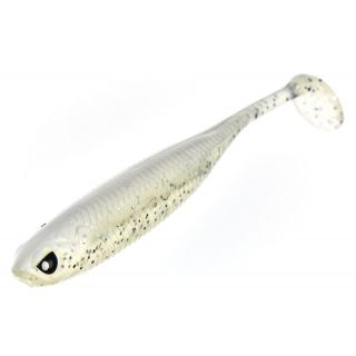 Lucky John 3D Makora Shad Tail 10 cm 6st. 003 / White