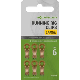 Korum Smokescreen Running Rig Clips Large