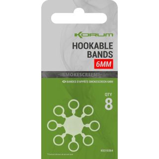 Korum Smokescreen Hookable Bands 6mm