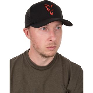 Fox Collection Baseball Cap Black & Orange