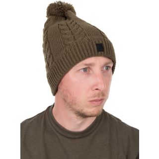Fox Khaki Knitted Bobble