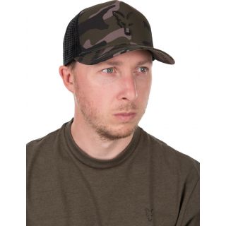 Fox Black Camo Trucker