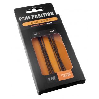 PolePosition Unleaded Looped Leader 45lb Silt 2st.