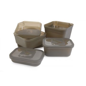 Avid Bait Tub Size Tub With Lid und Divider Large